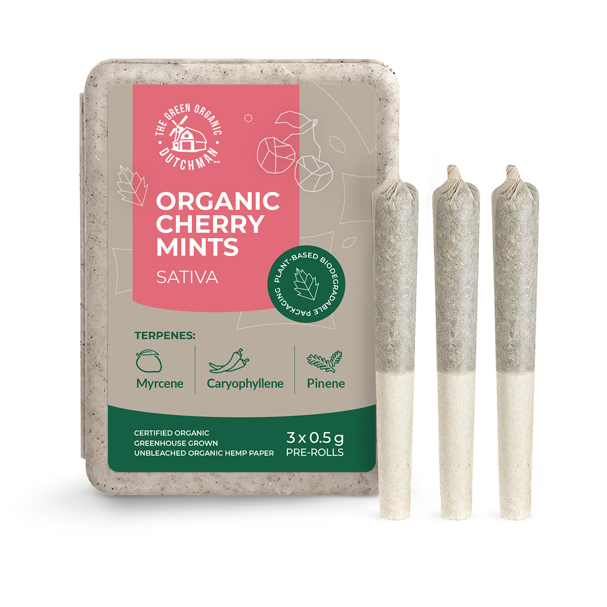 Organic Cherry Mints Pre-Rolls