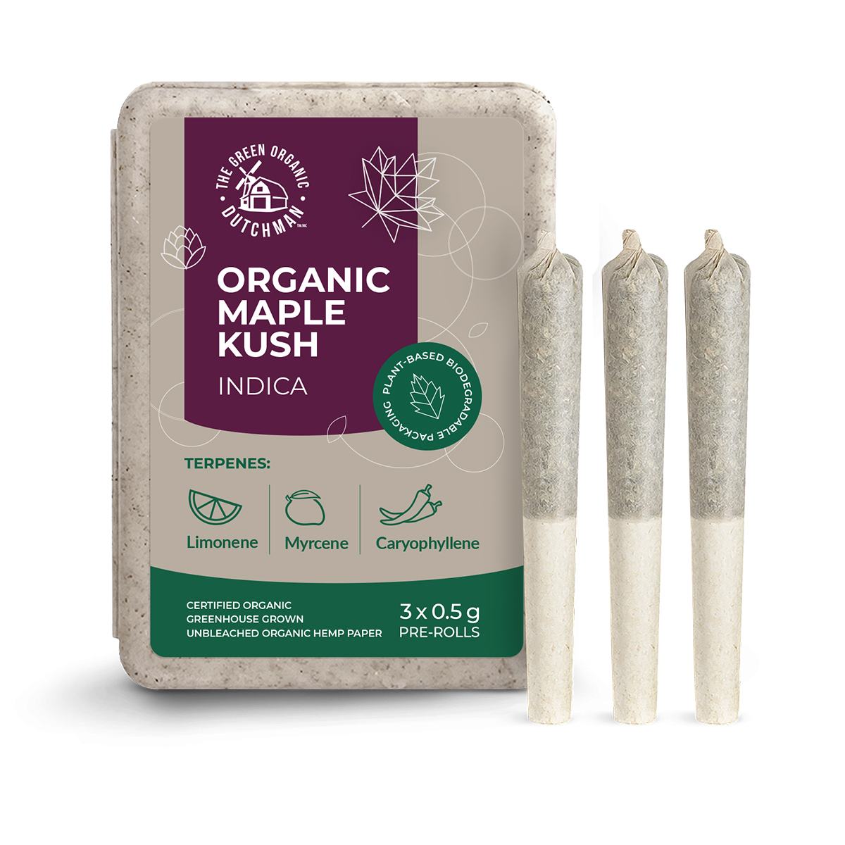 Organic Maple Kush Pre-Rolls
